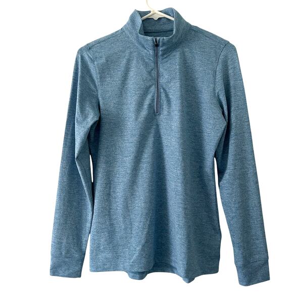 Greg Norman's Women's Performance Golf Heather Blue Quarter Zip S Small New - Picture 1 of 6